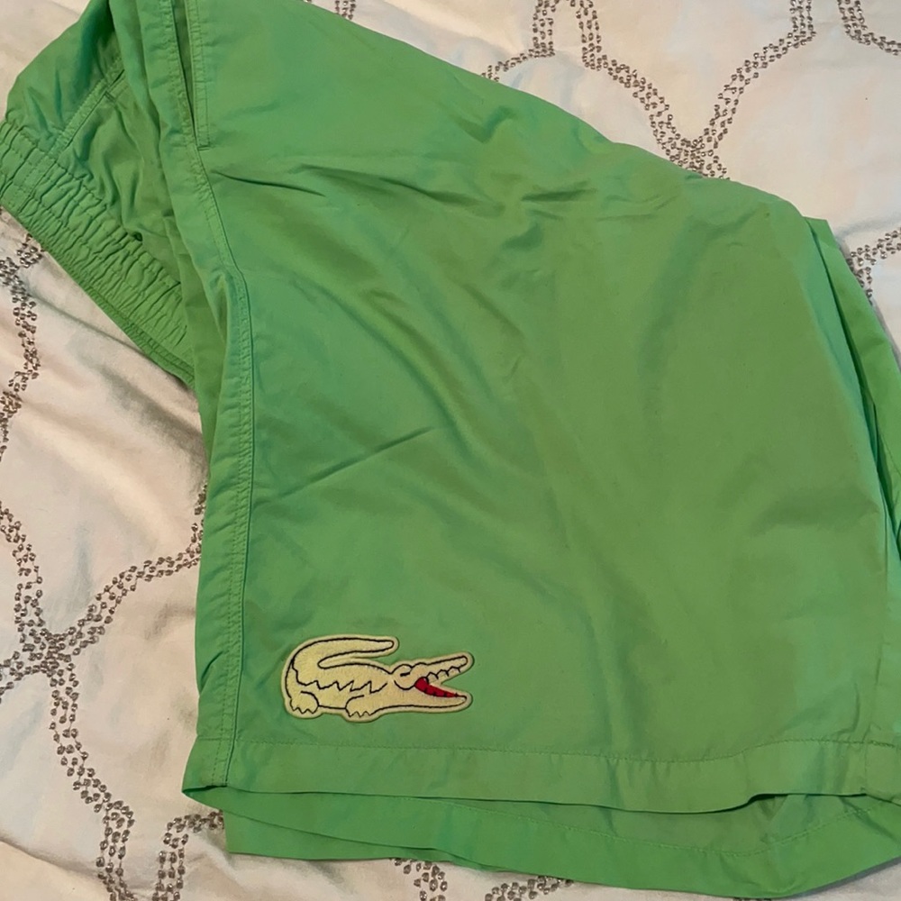 Lacoste swim trunks